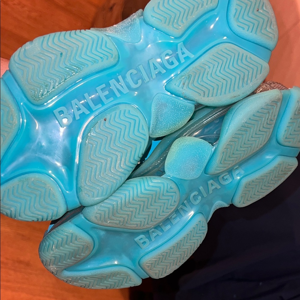 Balenciaga Triple S Sneakers - Teal - Picture 8 of 9